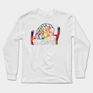 Lymphatic capillaries in the tissue spaces Long Sleeve T-Shirt